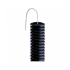 electrice vaslui - tub copex, flexibil ignifug, cu fir de tragere, 16 mm, gewiss, negru - gewiss - dx15116r